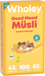 Wholey Bio Mango Bircher Good Mood Müsli, 400 g