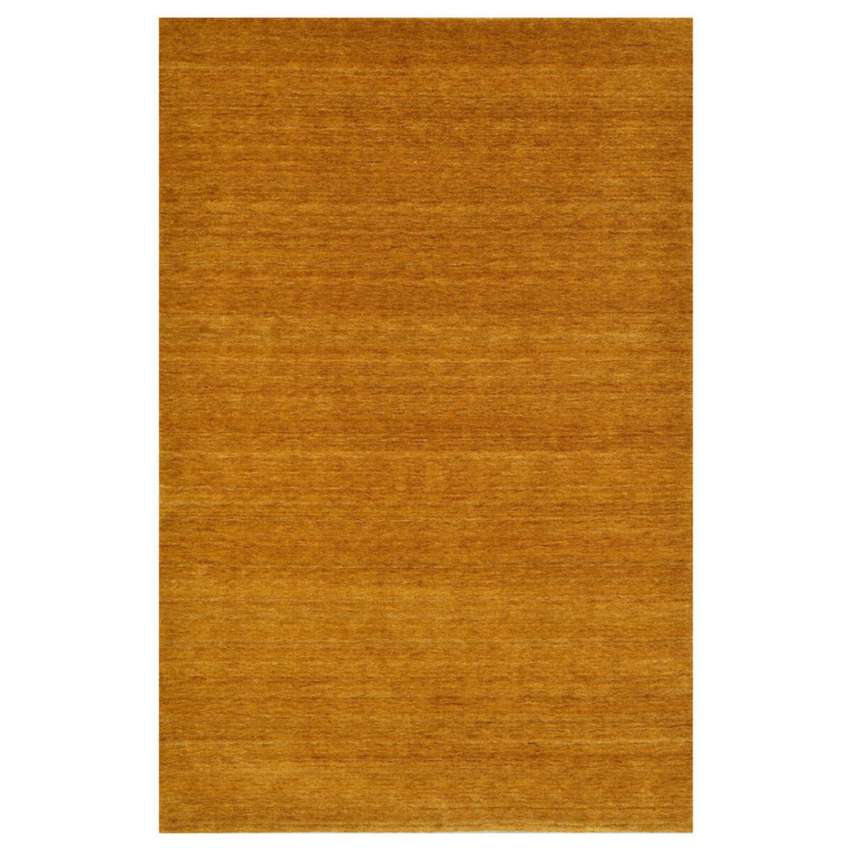 Bild 1 von Cazaris Orientteppich, Dunkelgelb, Textil, Uni, rechteckig, 140x200 cm, Handmade in India, strapazierfähig, reißfest, pflegeleicht, schmutzabweisend, für Fußbodenheizung geeignet, Teppiche & Böd
