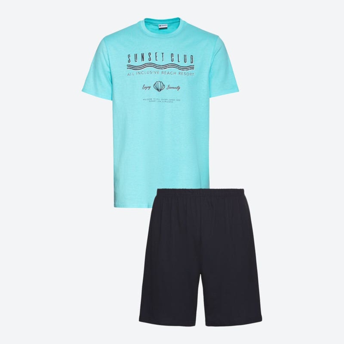 Bild 1 von Herren-Shorty mit tollem Motiv, 2-teilig, Blue