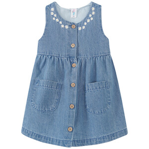 Baby Kleid mit Stickerei BLAU