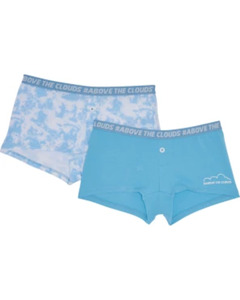 Pantys im Doppelpack, 2er-Pack, Y.F.K., blau