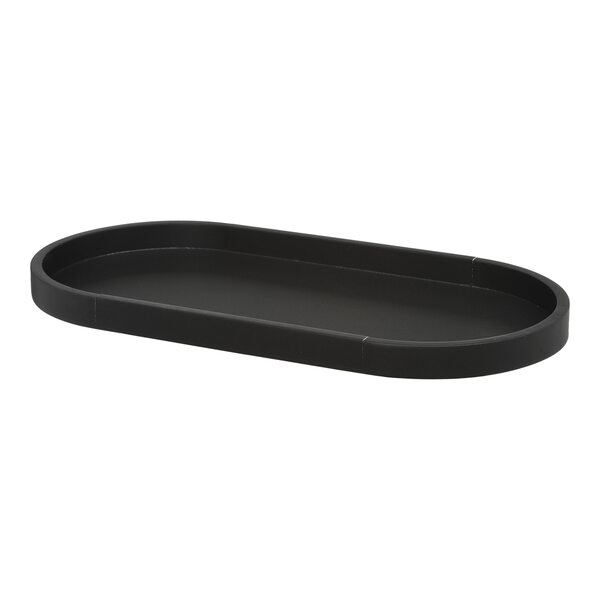 Bild 1 von Dekotablett OVAL ca.40x20cm, schwarz