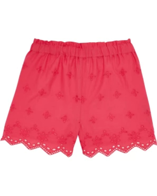 Bild 1 von Shorts mit Lochstickereien, Y.F.K., elastischer Bund, pink