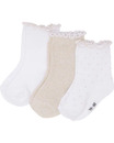 Bild 1 von Socken mit Glitzer, 3er-Pack, Ergee, weiß