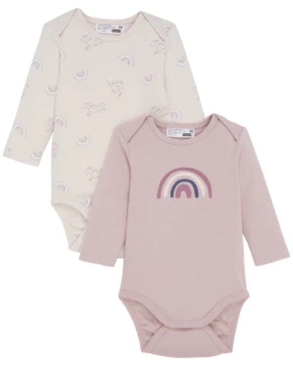 Bild 1 von Bodys Regenbogen, 2er-Pack, Ergee, lila