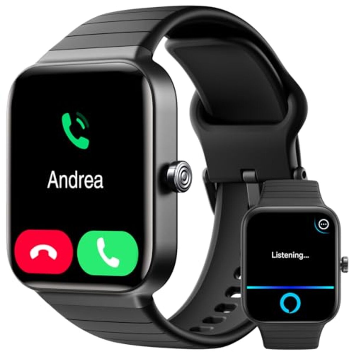 Bild 1 von Smartwatch Damen Herren,1.45" Rund Smartwatch mit Telefonfunktion,Schrittzähler Fitness Uhr Damen mit 120 Sportmodi,Herzfrequenz,Schlaf,SpO2,Benachrichtigung,IP68 Wasserdichte Sportuhr für Android