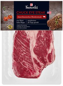 K-FAVOURITES Amerik. Chuck Eye Steak, kg