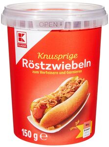 K-CLASSIC Röstzwiebeln, 150-g-Becher