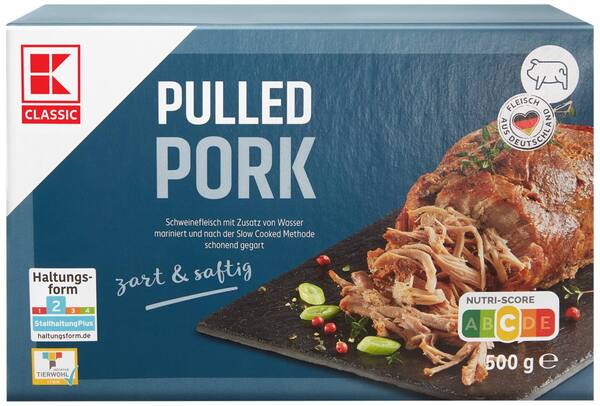 Bild 1 von K-CLASSIC Pulled Pork oder Turkey, 500-g-Packg.