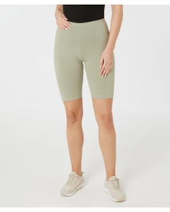 Basic Radlerhose, Janina, elastischer Bund, hellgrĂĽn