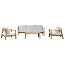 Bild 1 von AXI Outdoor Living Loungeset Orla braun Metall B/H/L: ca. 223,5x73,5x89 cm