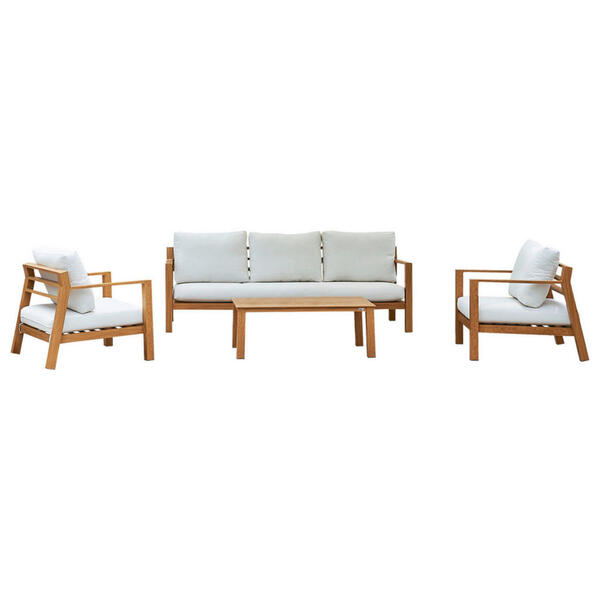 Bild 1 von AXI Outdoor Living Loungeset Orla braun Metall B/H/L: ca. 223,5x73,5x89 cm