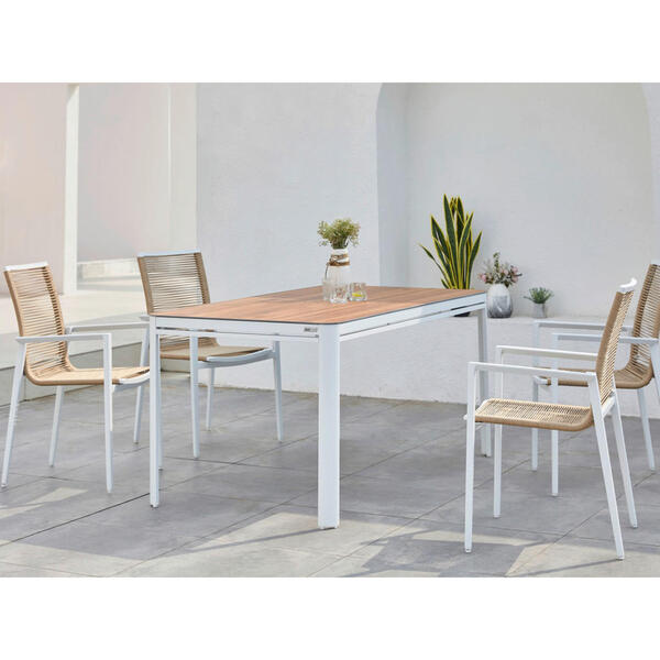 Bild 1 von AXI Outdoor Living Gartensitzgruppe Zora braun Kunststoff B/H/L: ca. 160x92x90 cm