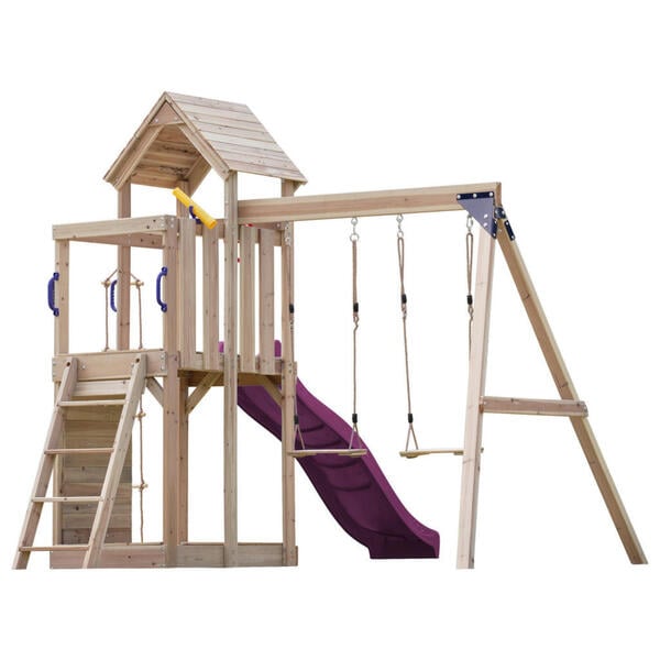 Bild 1 von AXI Spielturm Moos lila B/H/L: ca. 342x267x375 cm