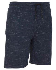 Melierte Sweatshorts, X-Mail, Bermudalänge, blau