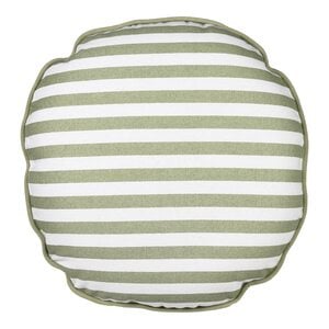 Kissen STRIPE ROUND ca.40cm, hellgrün