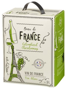 Beau De France Bag in Box Chardonnay Weißwein trocken (5 l)