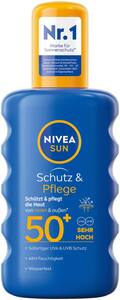 NIVEA SUN Sonnenschutz, 50 - 200-ml-Fl./-Tube