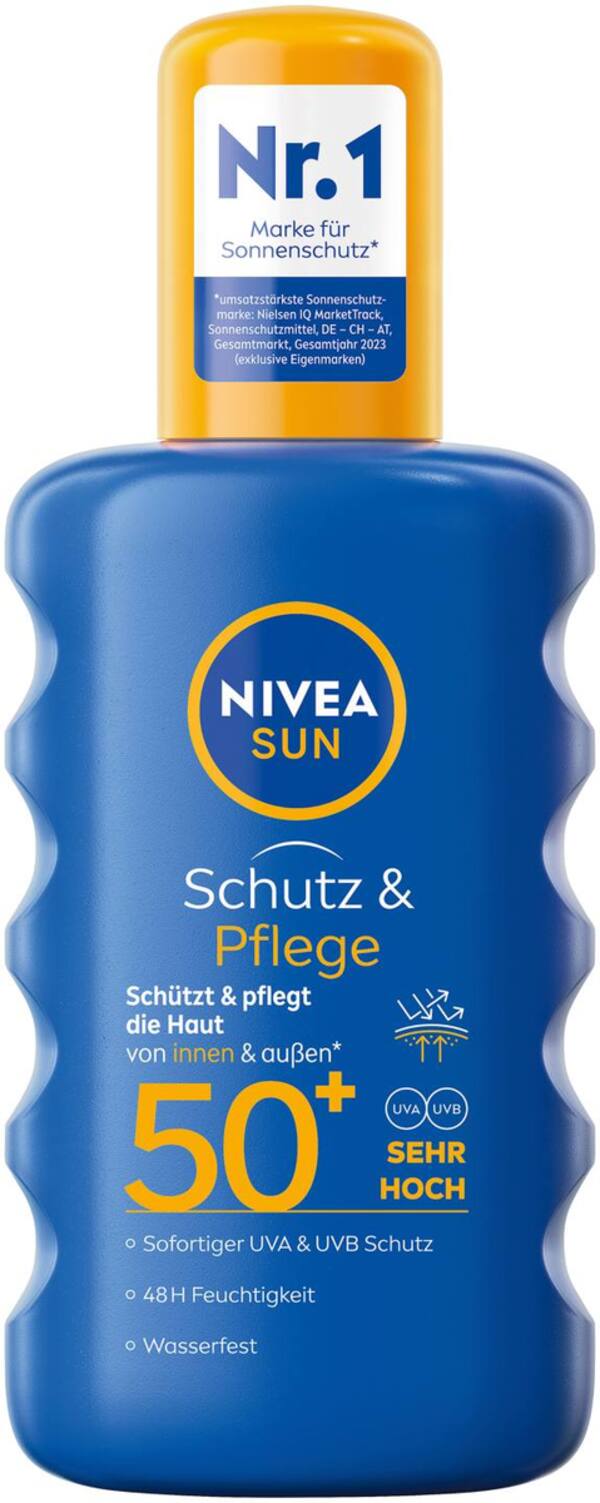 Bild 1 von NIVEA SUN Sonnenschutz, 50 - 200-ml-Fl./-Tube