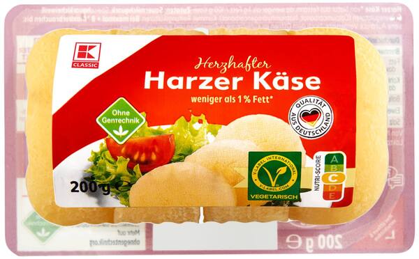 Bild 1 von K-CLASSIC Sauermilchkäse weniger als 1 % Fett, 200-g-Packg.