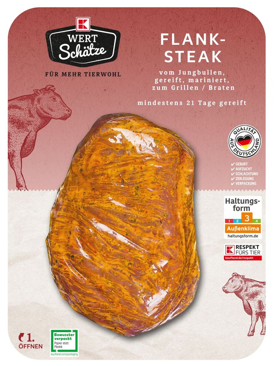 Bild 1 von K-WERTSCHÄTZE Flanksteak, kg