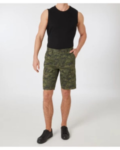 Cargo-Shorts Camouflage, X-Mail, Bermudalänge, khaki bedruckt