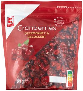 K-CLASSIC Cranberries, 200-g-Packg.