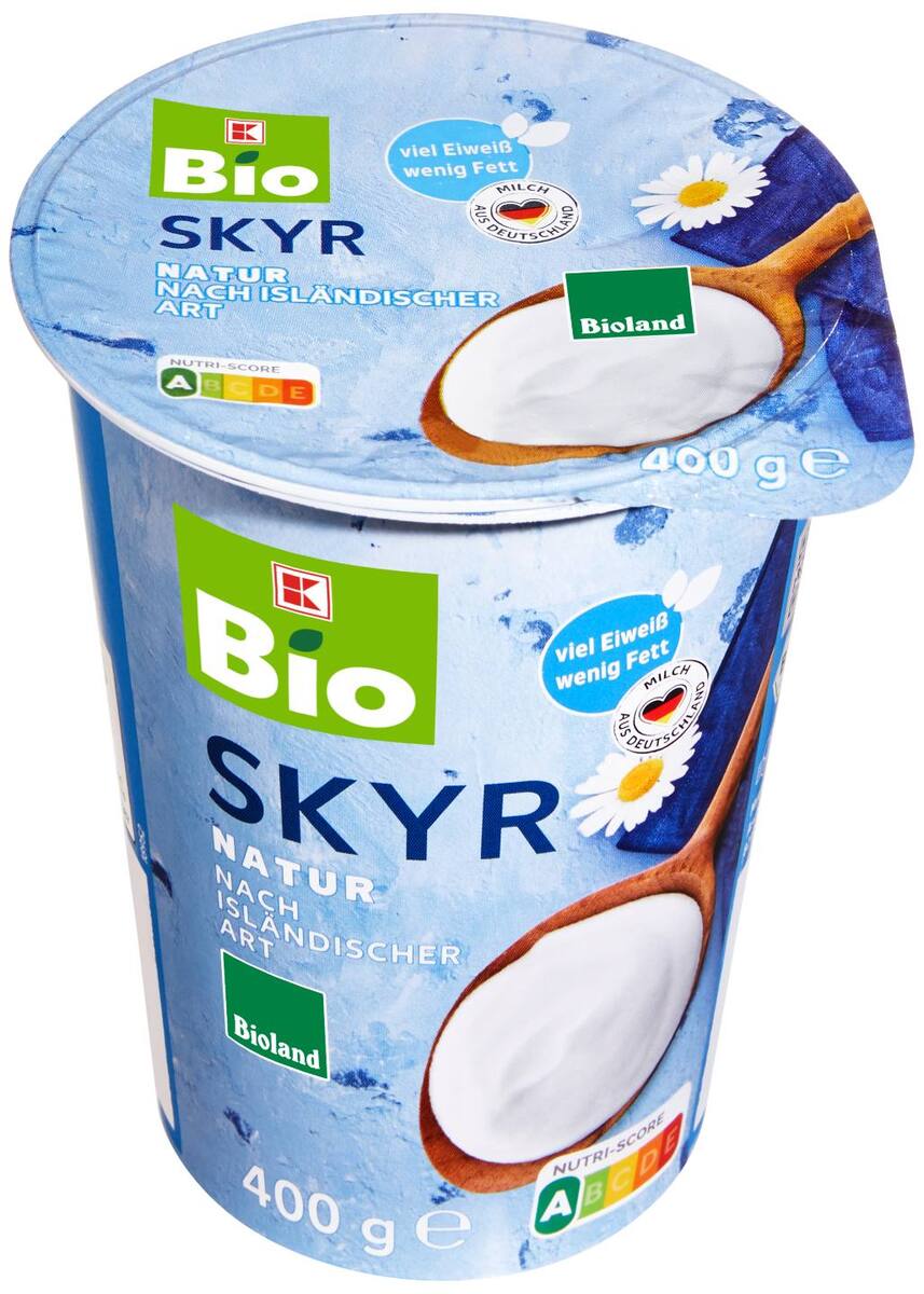 Bild 1 von K-BIO Bioland Skyr, 400-g-Becher