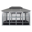 Bild 1 von Sojag Pavillon Olan anthrazit Aluminium B/H/L: ca. 311x291x4355 cm