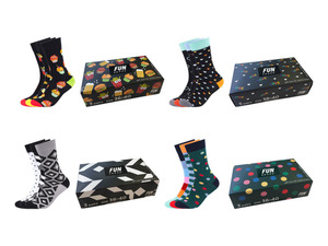 Fun Socks Socken, 3 Paar, mit Geschenkbox