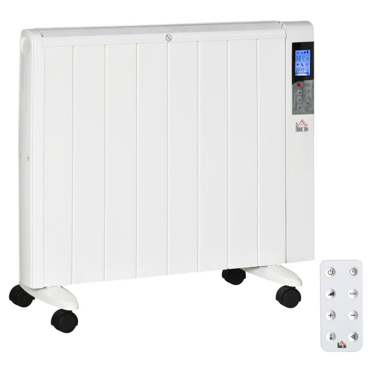 Bild 1 von HOMCOM Heizlüfter 820-336V90WT weiß Polypropylen Edelstahl Aluminium B/H/L: ca. 7,5x75x58,5 cm ca. 2000 W