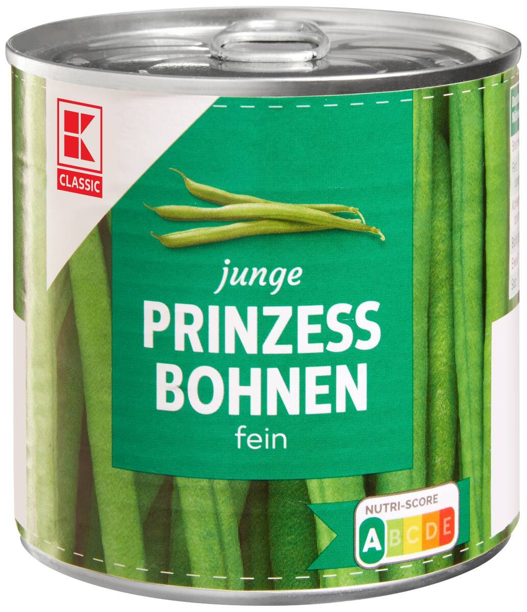 Bild 1 von K-CLASSIC Prinzessbohnen, 400-g-Dose