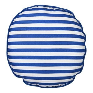 Kissen STRIPE ROUND ca.40cm, blau