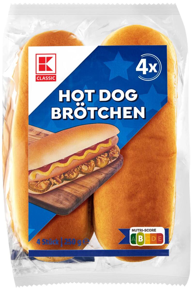 Bild 2 von K-CLASSIC Hamburger-Brötchen, 4 - 6 St. = 300-g-Packg.