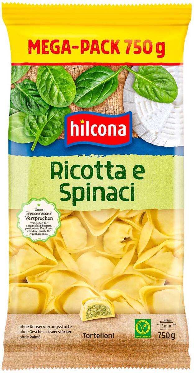 Bild 1 von HILCONA Tortelloni, 750-g-Packg.