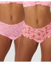 Bild 1 von String Pantys aus Spitze, 2er-Pack, Janina, neon pink