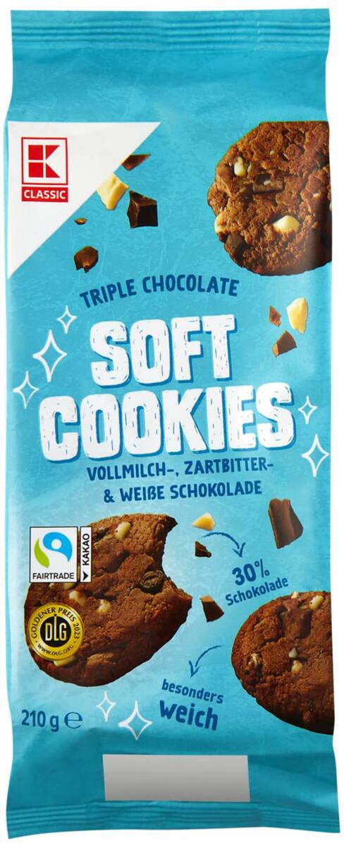 Bild 1 von K-CLASSIC Cookies, 200 - 225-g-Packg.