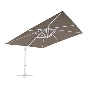 AXI Outdoor Living Ampelschirm Nima weiß Metall B/H/L: ca. 300x250x300 cm