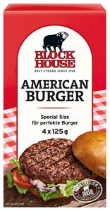 BLOCK HOUSE American Burger, 4 St. = 500-g-Packg.