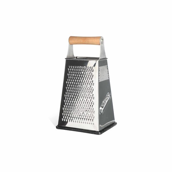 Bild 1 von Stand-Reibe m. Holzgriff ca.H21c, silber