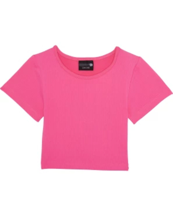 Bild 1 von Geripptes Sport-Shirt, Ergeenomixx, neon pink