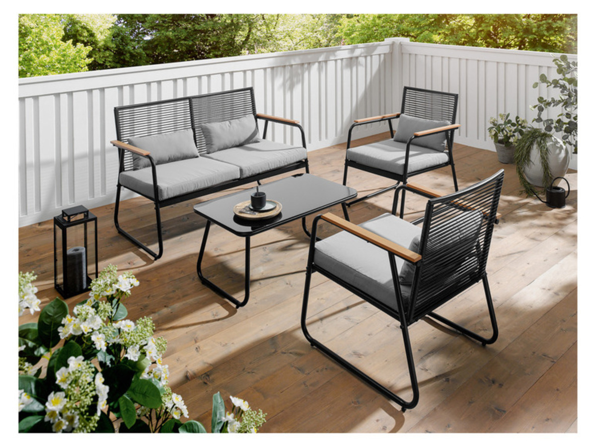 Bild 2 von LIVARNO home Garten Loungeset, 4-teilig