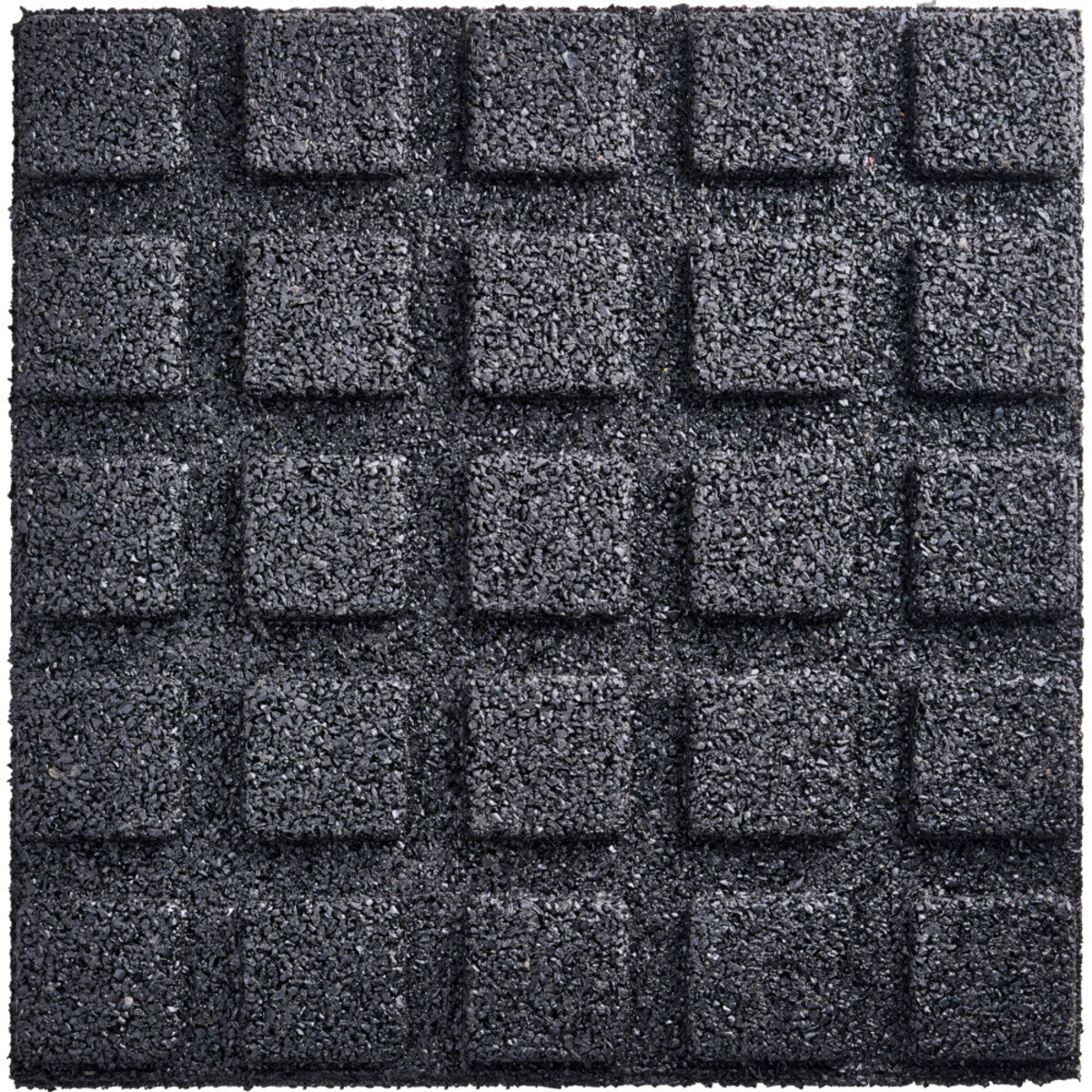Bild 1 von Gummifliese 40 x 40 x 2,5 cm schwarz