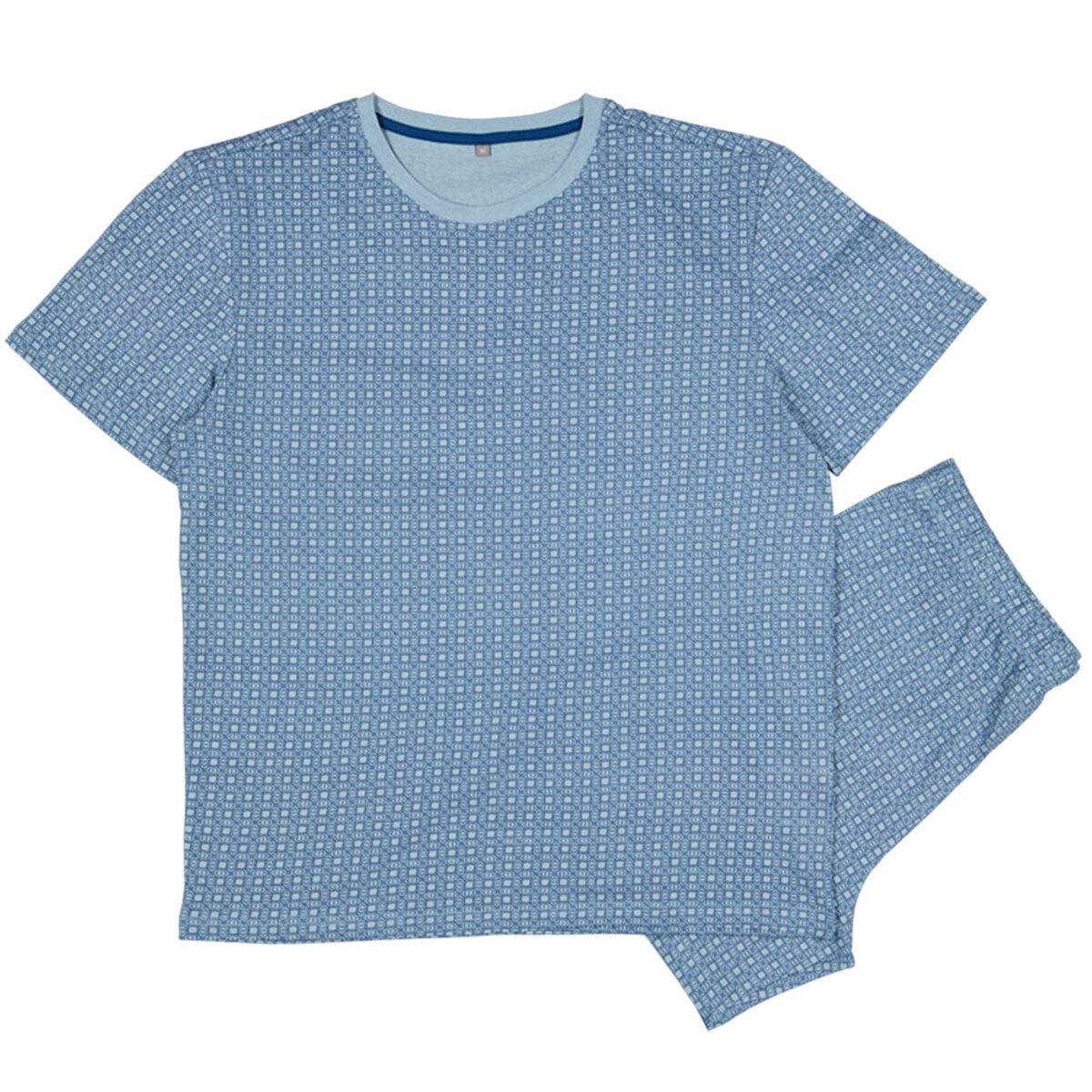 Bild 1 von Herren-Kurzpyjama Kurze Ärmel, Hellblau, XXL