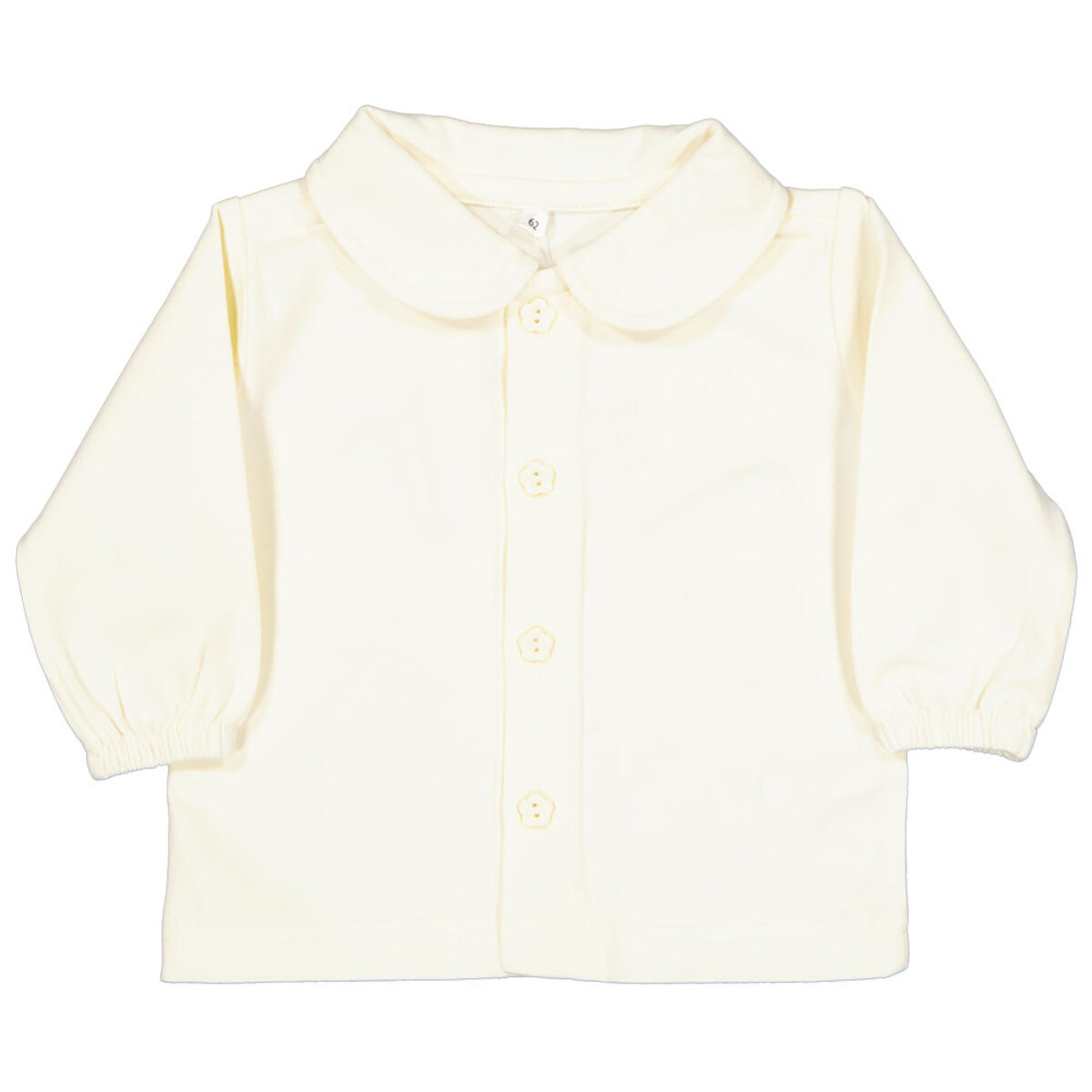 Bild 1 von Babybluse Lange Ärmel Stretch, Cremefarbe, 62