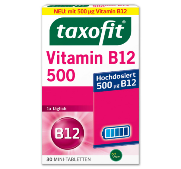 Bild 1 von TAXOFIT Vitamin B12 500*