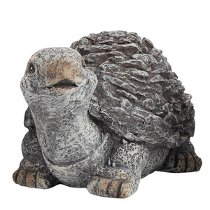 Deko Steinfigur Schildkröte aus Magnesium