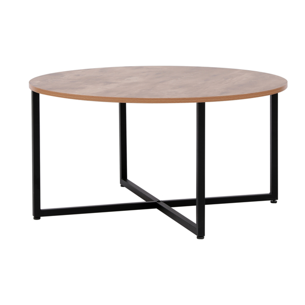 Bild 2 von Happy Home runder Couchtisch Beistelltisch HWT50-HOL Holzoptik