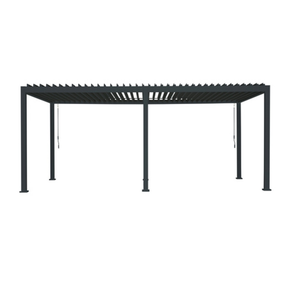 Bild 1 von Mr. GARDENER Pergola »Deluxe 111«, Höhe: 250 cm, anthrazit, pulverbeschichtet - grau