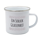 Bild 1 von Emaille Becher mit Spruch